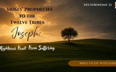 Deuteronomy 33: Moses’ Prophecies to the Twelve Tribes — Joseph: Righteous Fruit From Suffering
