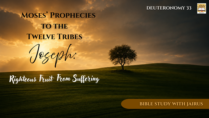 Deuteronomy 33: Moses’ Prophecies to the Twelve Tribes — Joseph: Righteous Fruit From Suffering